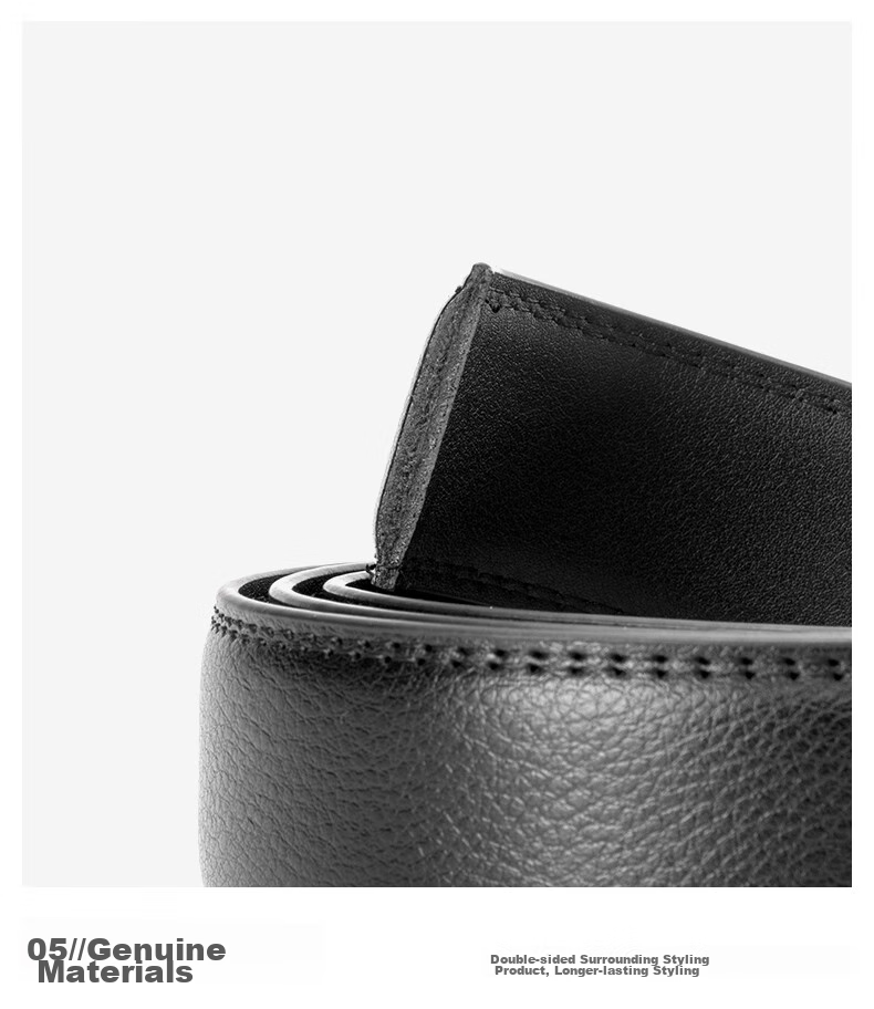 Aokang Men's Automatic Buckle Belt, Business Casual Waistband, Birthday Gift for Husband 11
