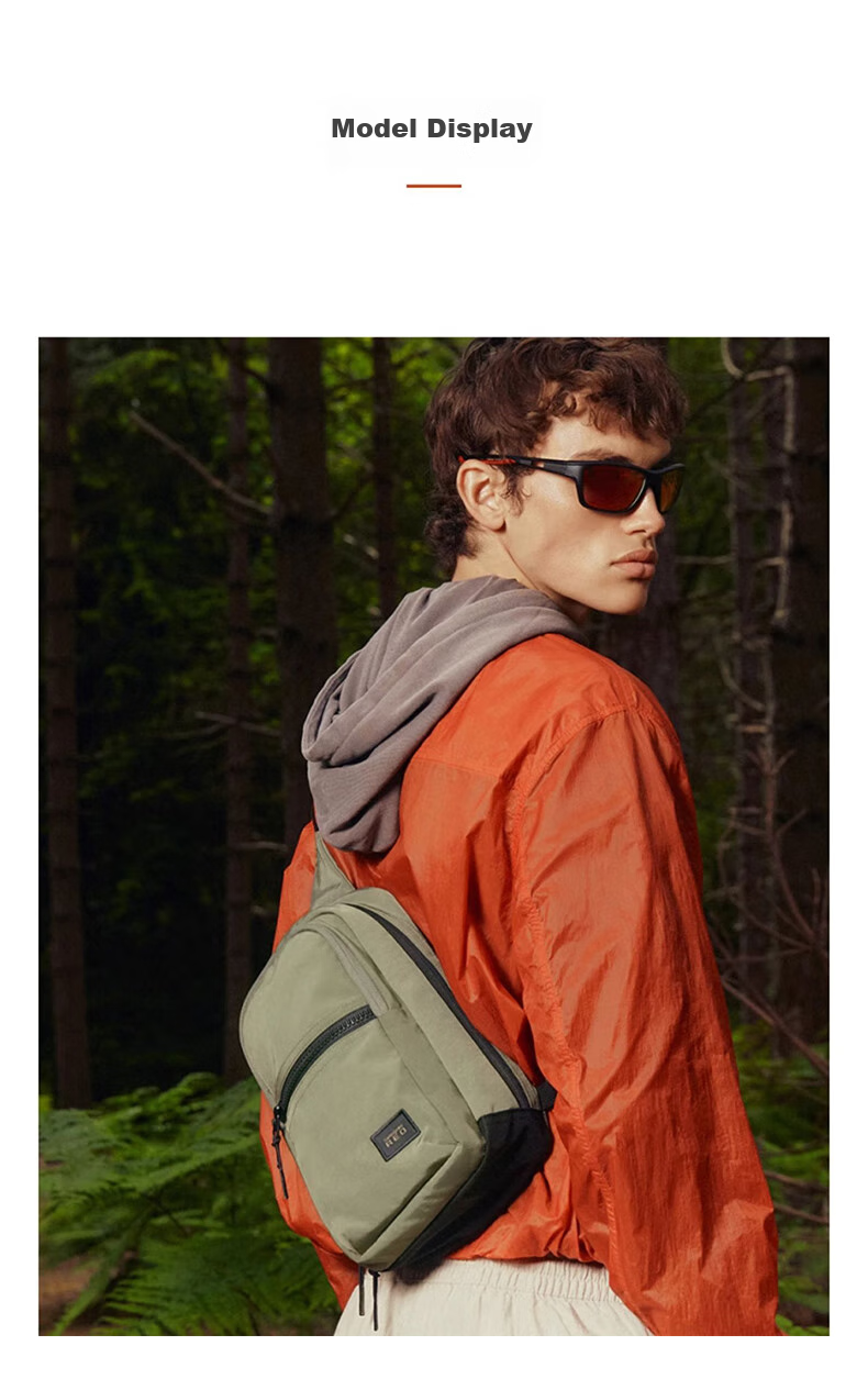 Xinxiuli Men's Chest Bag And Waist Pack, Fashionable Multifunctional Outdoor Chest Crossbody Bag, Birthday Gift, UD3*09005 Sports 8