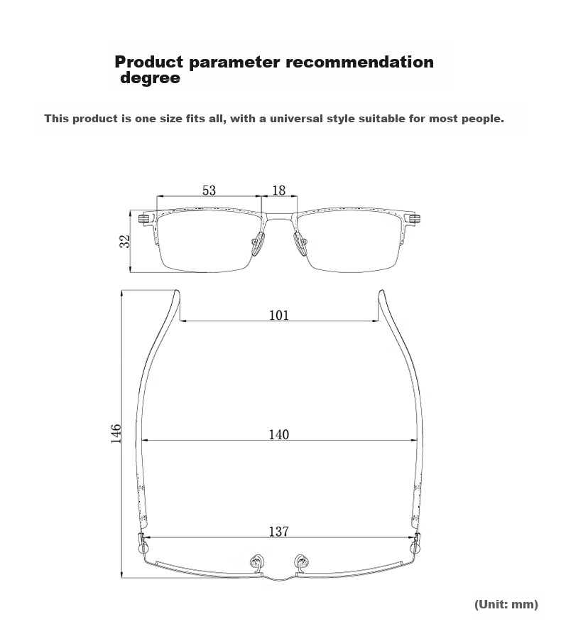 ARNO FOCUS ON YOUR EYES Reading Glasses for Men, Bifocal German Imported Automatic Zoom And Color-Changing Presbyopic Glasses A1050B 150 Degrees 10