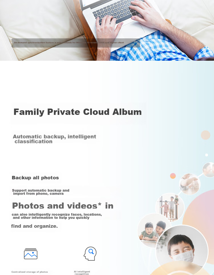 Synology DS223 Quad-Core Dual-Bay NAS Network Storage Private Cloud Smart Album File Auto-Sync 10