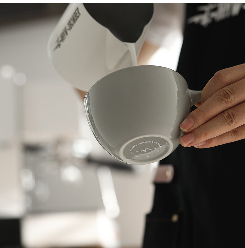 MHW-3BOMBER Bomber [Gift] Ceramic Coffee Mug, Latte Art Cup, Cup And Saucer Set, Instagram-Friendly, Retro High-End Feel, Niche 32