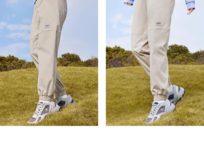 CAMEL Men's Sports Casual Pants, Water-Repellent Woven Jogger Sweatpants, J13CAVLR060, Phantom Black, XL 30
