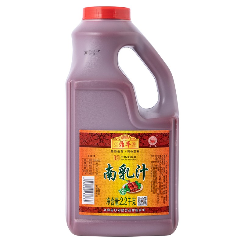 鼎丰 调味酱 南乳汁2.2kg 腐乳汁南乳酱火锅蘸酱 中华老字号