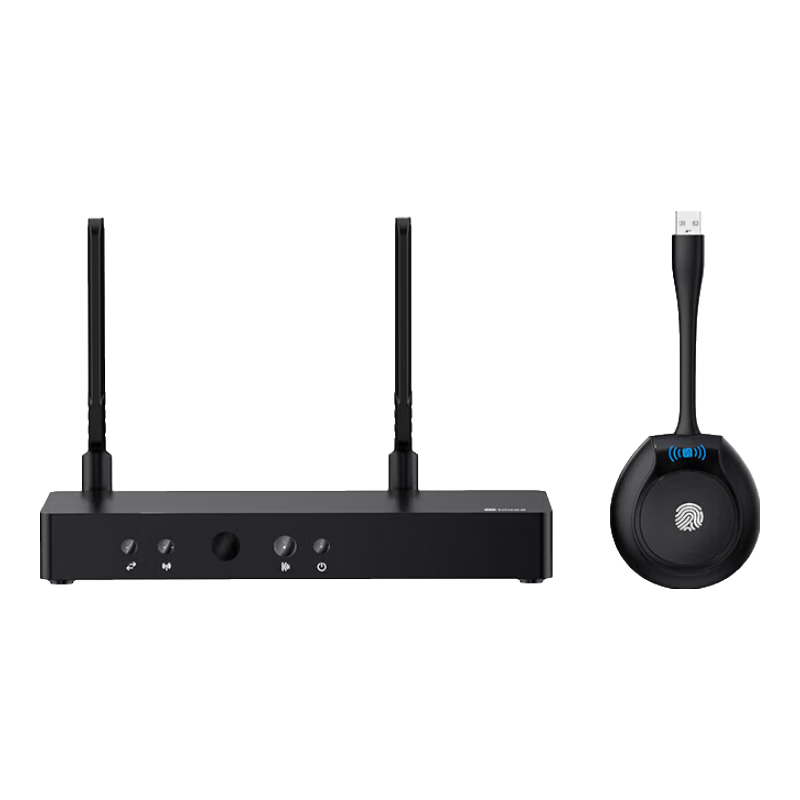 BIAZE Wireless Screen Mirroring Device HDMI Transmitter, Quad Screen Splitter, 1080P HD Office Projector for Conference Rooms, Compatible with Apple And Android Phones, Tablets, Wireless Multi-Screen Display R66