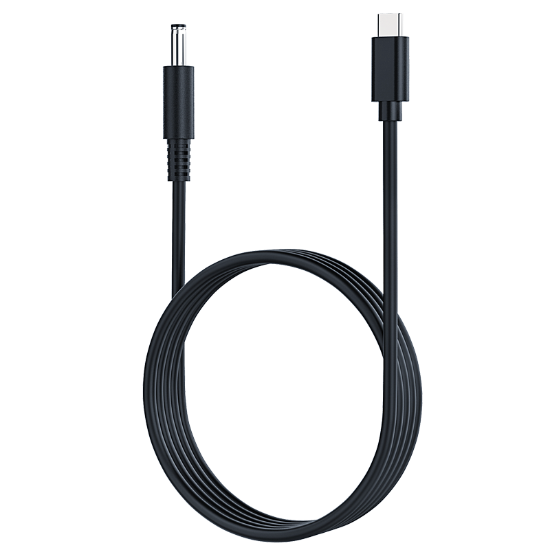 Delippo PD Deception Cable Type-C to Small Port 4.5*3.0MM Compatible with Dell Laptops XPS13 9360 7460 7472, Fuel7000 Computer Charger Cable 65W