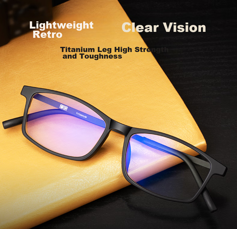 BUZZ Anti-Blue Light Reading Glasses for Men, High Definition Japanese Imported Lenses, Ultra-Light Titanium Frame Reading Glasses for Women, Elderly, And Fathers 11