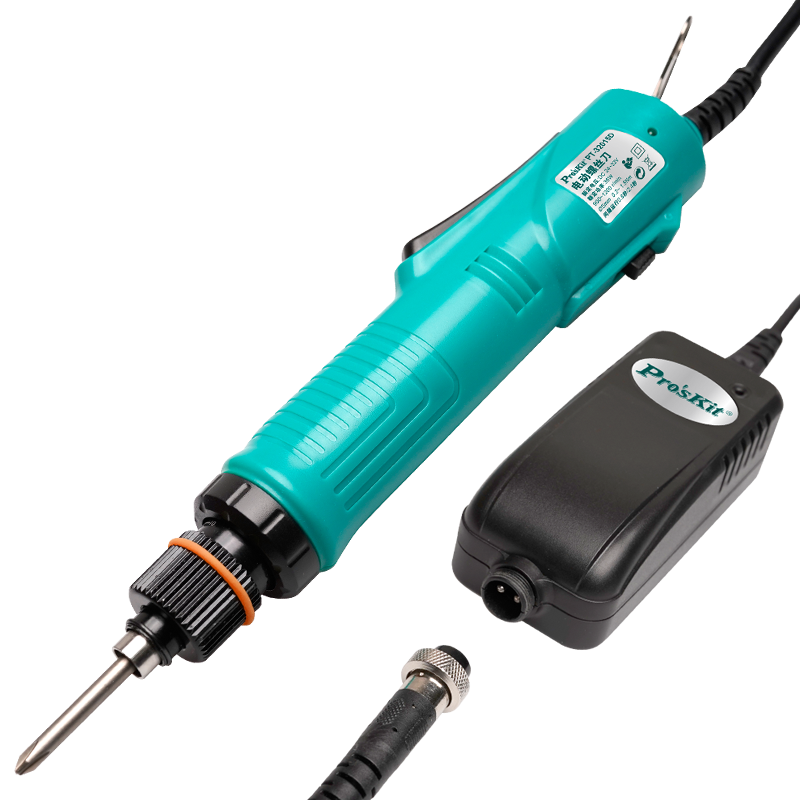 Pro'sKit PT-32015D Electric Screwdriver, Direct Insertion Variable Frequency Driver (Torque 0.2-1.5N.m)
