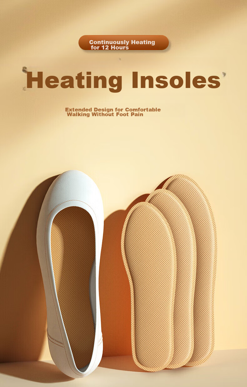 Muhuo Self-Heating Shoe Insoles, 20 Pieces, Size 35-39, for Men And Women, Warm Foot Pads, Heated Foot Warming Device 1