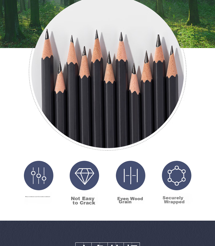 Deli Drawing Pencils, 12 Pieces, 2B Sketching Pencils, Hexagonal Barrel for Students, Black Lead Art Pencils for Sketching And Drafting, Specialized for Beginners, Back-To Stationery 5