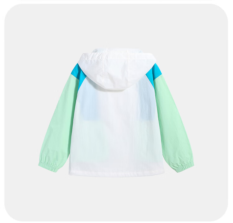 QQ DUCK Children's Clothing Girls' Sun Protection Jacket Kids' Summer Thin Coat Sunshade Youth Clothing Three Colors Off-White; 130 31
