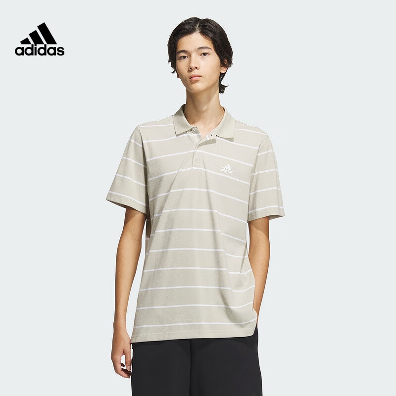 Adidas Men's Sportswear Series FI STRIPE POLO Casual Short-Sleeve Polo Shirt IT3921 A/2XL 2