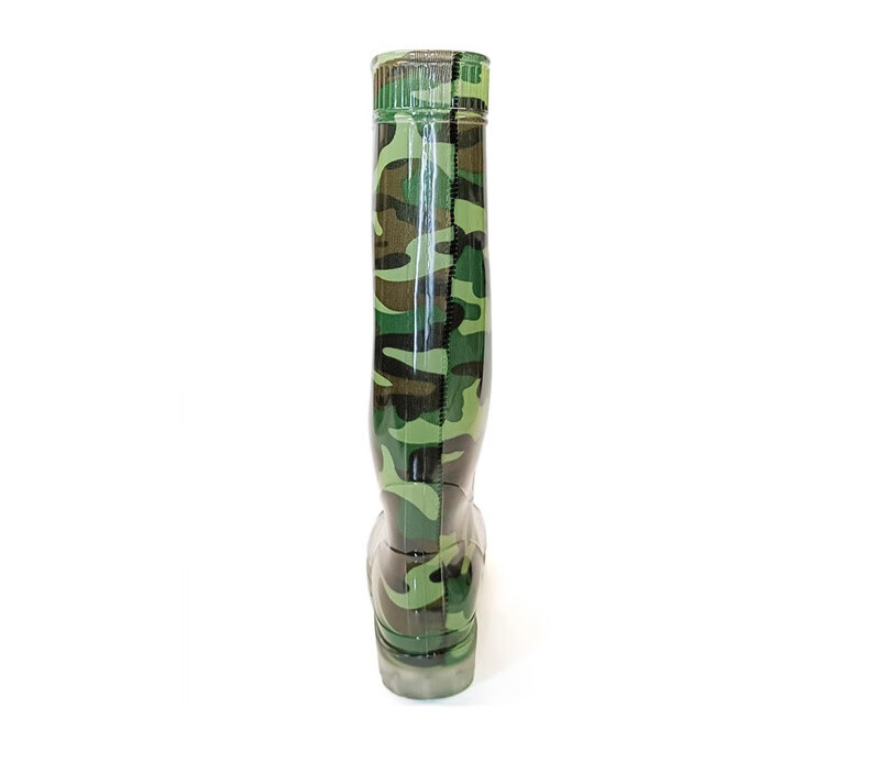 Warrior Men's Mid-High Rain Boots, Rubber Shoes, Overshoes, Waterproof Shoes, 8O7 Camouflage High-Top, Size 40 3