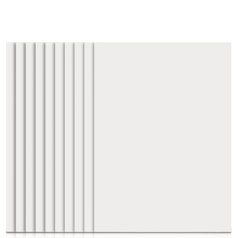 Deli 10 Packs of 16K/20 Sheets Blank Letter Paper, Note Paper, Signature Paper, Draft Paper, Homework Notebook 3433-6
