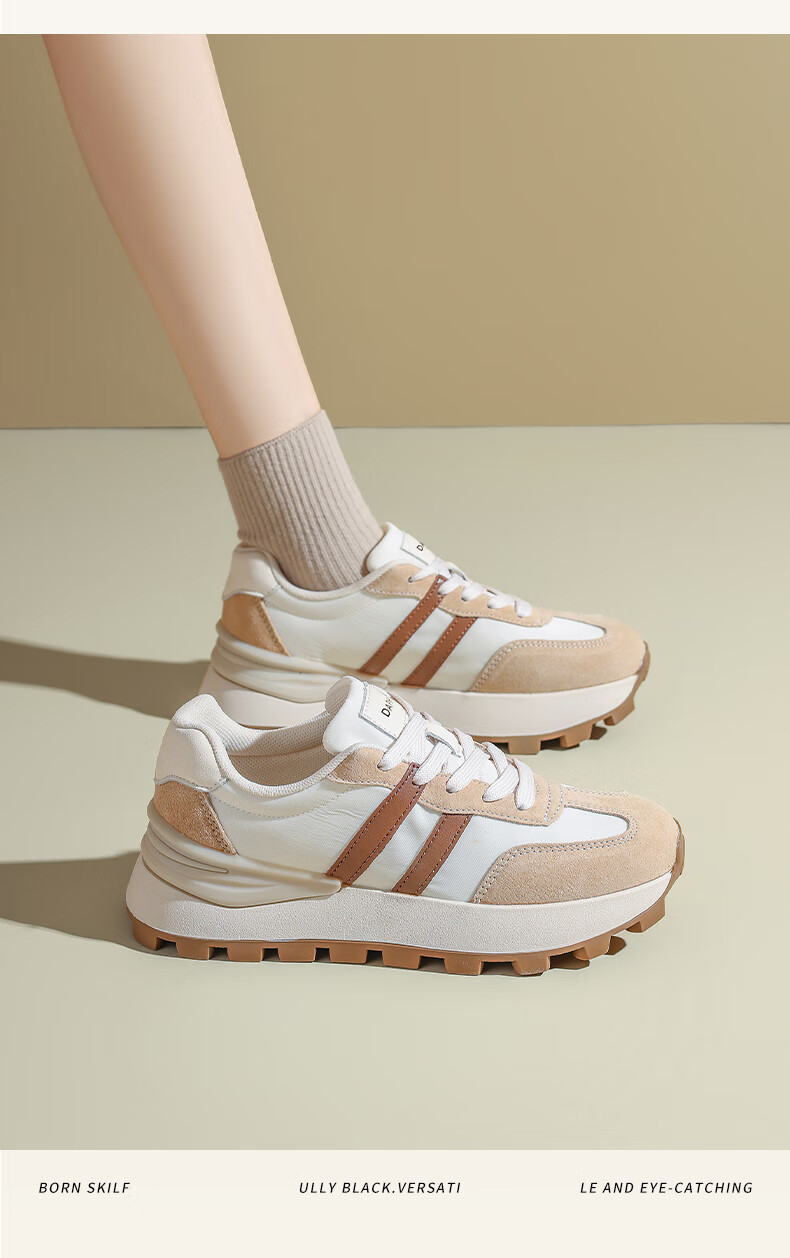 Daphne Thick-Soled Training Shoes for Women, New Autumn 2026 Style, Casual Comfortable Sneakers, Height-Increasing Versatile Lightweight Running Shoes for Wome 6