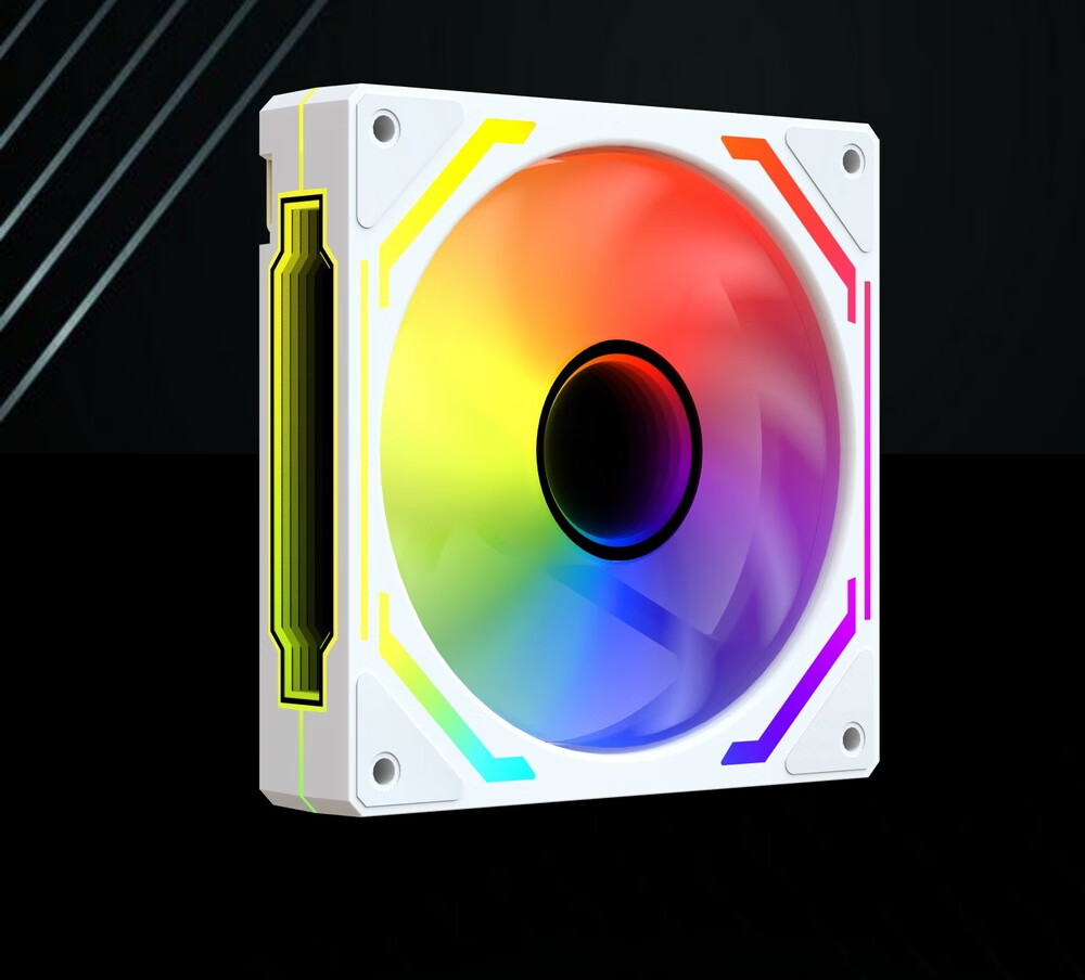 GALAX Dream Mirror PRO 2nd Gen 12cm Case Fan White Reverse (ARGB Sync/PWM Smart Control/Silicone Dampers/Low Noise/Chainable) 17