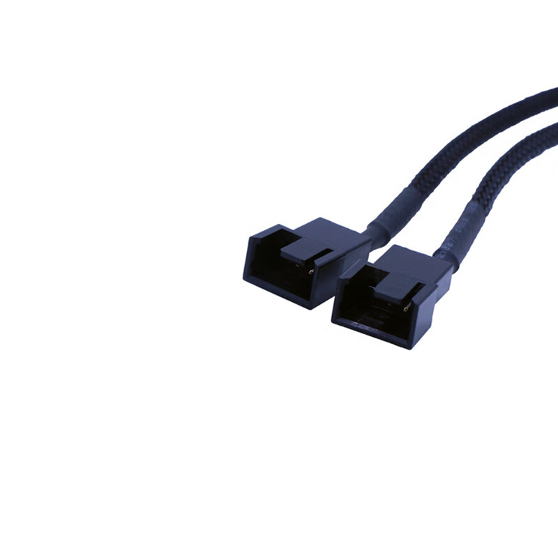 LinkStone Case Fan Power Cable, D-Type Large 4-Pin to Small 4-Pin, Desktop Computer Fan Adapter Cable, IDE Large 4-Pin to Small 3-Pin Cooling Fan Extension Cord, 27cm 7