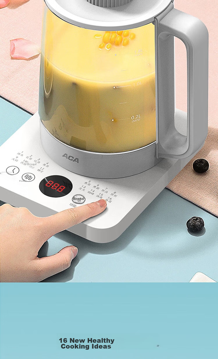 ACA Multifunctional Health Pot ALY-G14YS09D Fully Washable 1.4L with 24-Hour Reservation 5