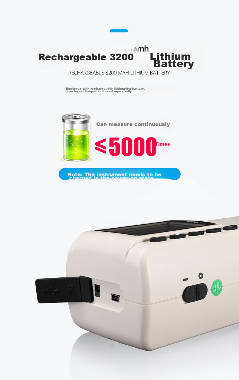 3Nh Portable Handheld High-Precision Colorimeter NR10QC, Ink Coating Plastic, Entry-Level Practical Color Difference Detector 7