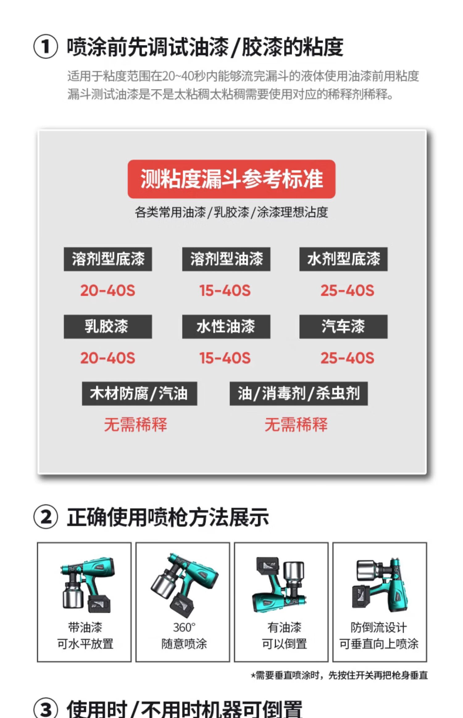 Green Forest Electric Paint Sprayer Latex Paint Machine Oil Paint Dedicated [Variable Speed] Plastic Cup + Aluminum Cup + 5 Copper Nozzles 5