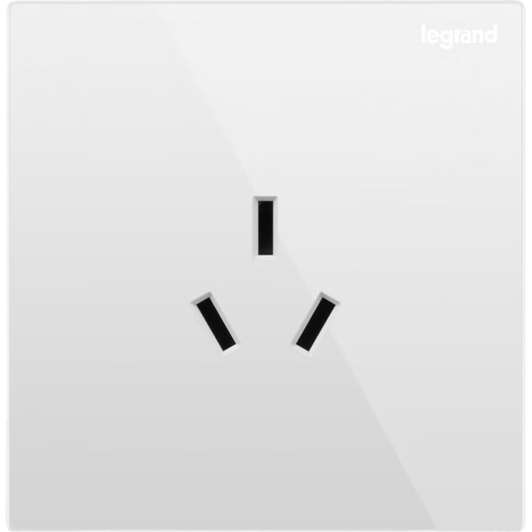 LEGRAND Switch Socket Panel, Shidian/Yijing, Magnolia White, 16A Three-Hole Bathroom Heater Air Conditioner Socket