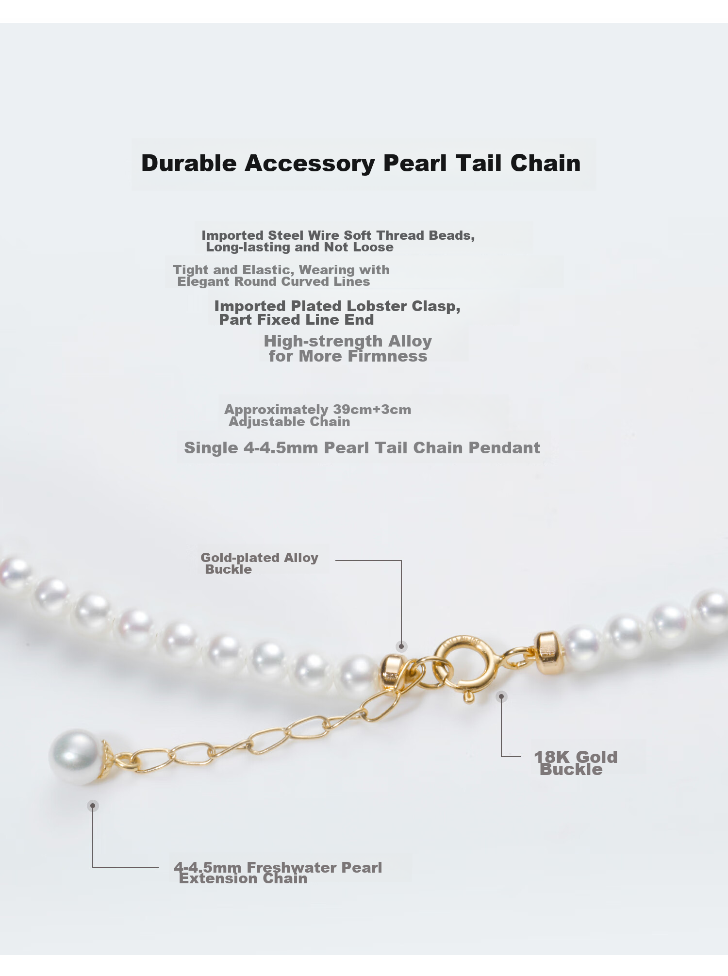 GiO Jewelry Freshwater Pearl Necklace, Youthful Style Collarbone Chain, Gift for Girlfriend, Wife, Mother's Day Present 13