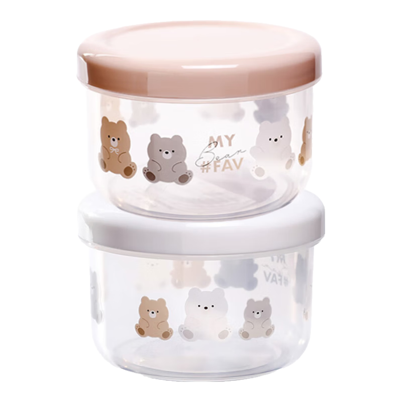 KATEI STORY Imported Fruit Box, Portable Lunch Box for Elementary School Students, Food-Grade Bento Box, Fresh-Keeping Container, Small Lunch Box, Nut Box, Sealed Container