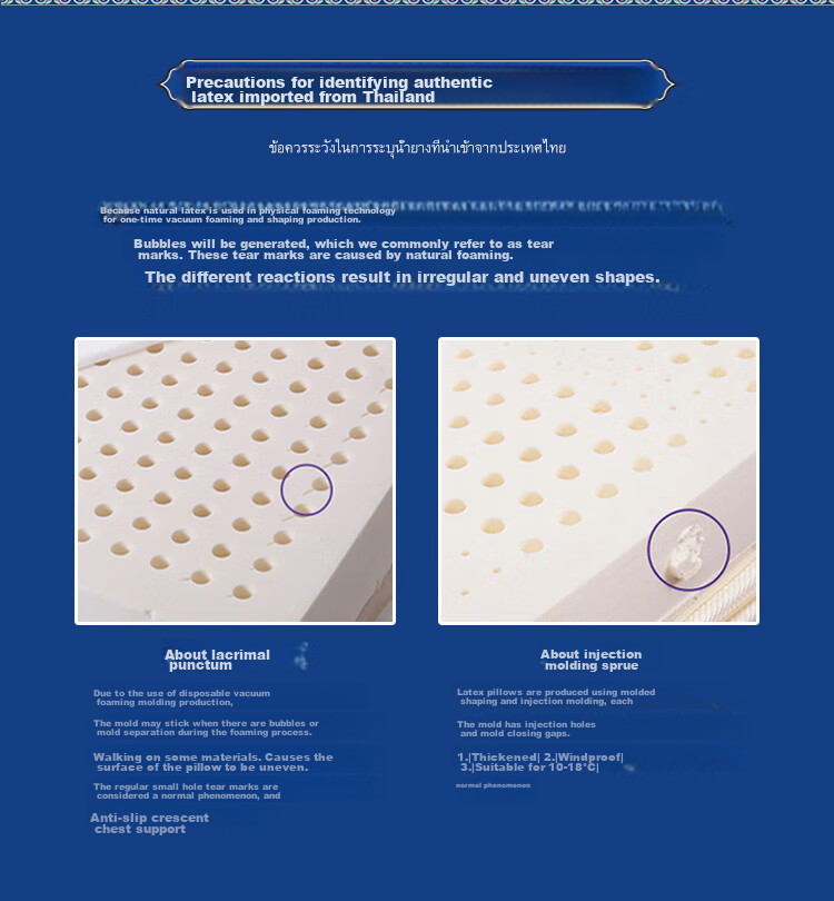 Paratex ECO Latex Mattress, 94% Content Thai Imported Natural Latex Core, Thickened Pad, 1.5x2 Meters, 7.5cm Thick 13