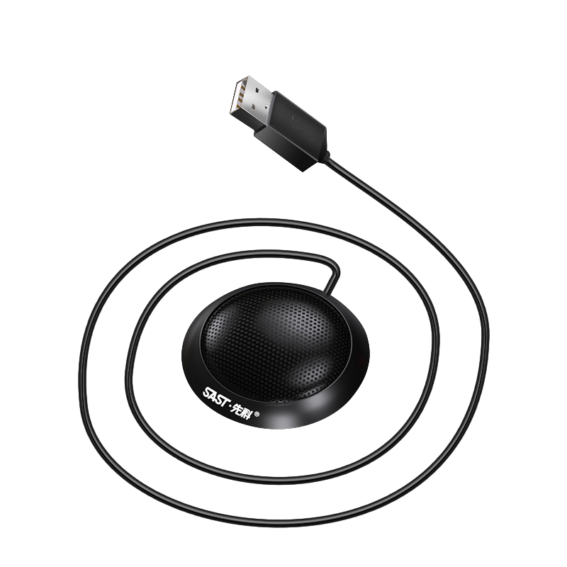 SAST OK-81B Omnidirectional Microphone for Computer, Conference Recording, Desktop And Laptop Gaming, Voice Recording, Condenser Mic for Online Video Streaming, Live Classes And Exams, USB Versio