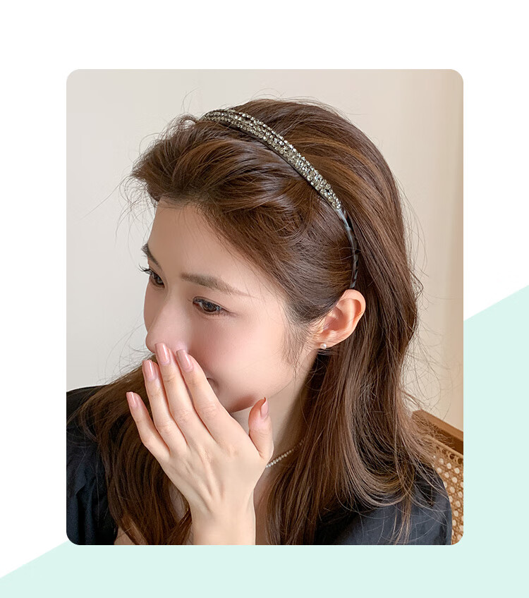 CHIMERA Luxury Princess-Style Headband, High-End Korean Version, Simple Hair Accessory, Mid-Autumn Festival Gift for Wome 8