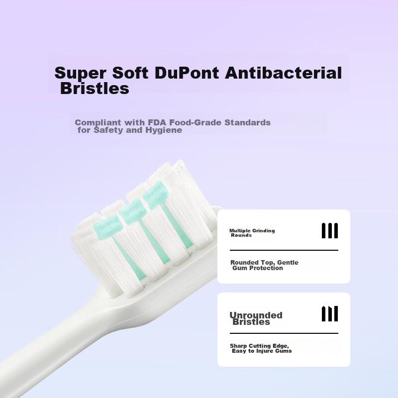 Xiaomi Mijia Electric Toothbrush T200C, набор с двумя насадками, звуковая зубная щетка для взрослых и студентов, защита десен, подарок на Новый год и День Святого Валентина