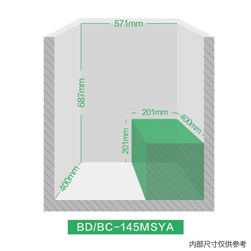 容声（Ronshen） 145升小型冰柜家用单温冷柜 一级能效母婴母乳小冰箱 冷藏冷冻 减霜80%BD/BC-145MSYA