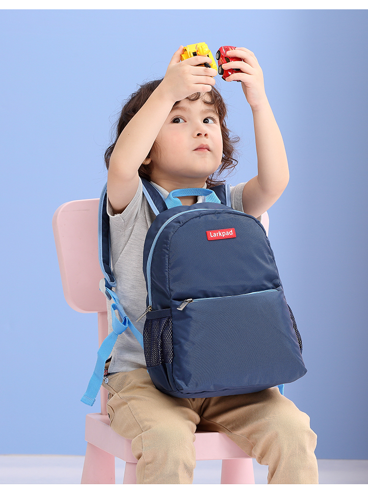 Larkpad Classic Pink Backpack for Preschool Children Ages 1-6 Boys And Girls Kindergarten Casual Travel Double Shoulder Small Backpack 916 13