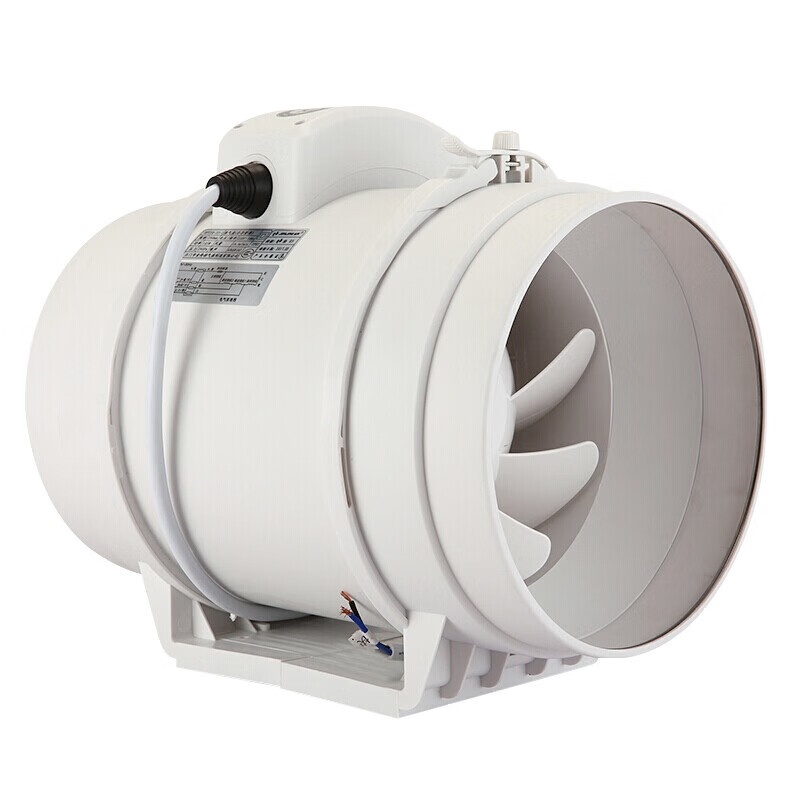 JINLING Duct Fan Exhaust Fan for Bathroom Ventilation And Kitchen Duct Extraction, 8-Inch, DPT20-55