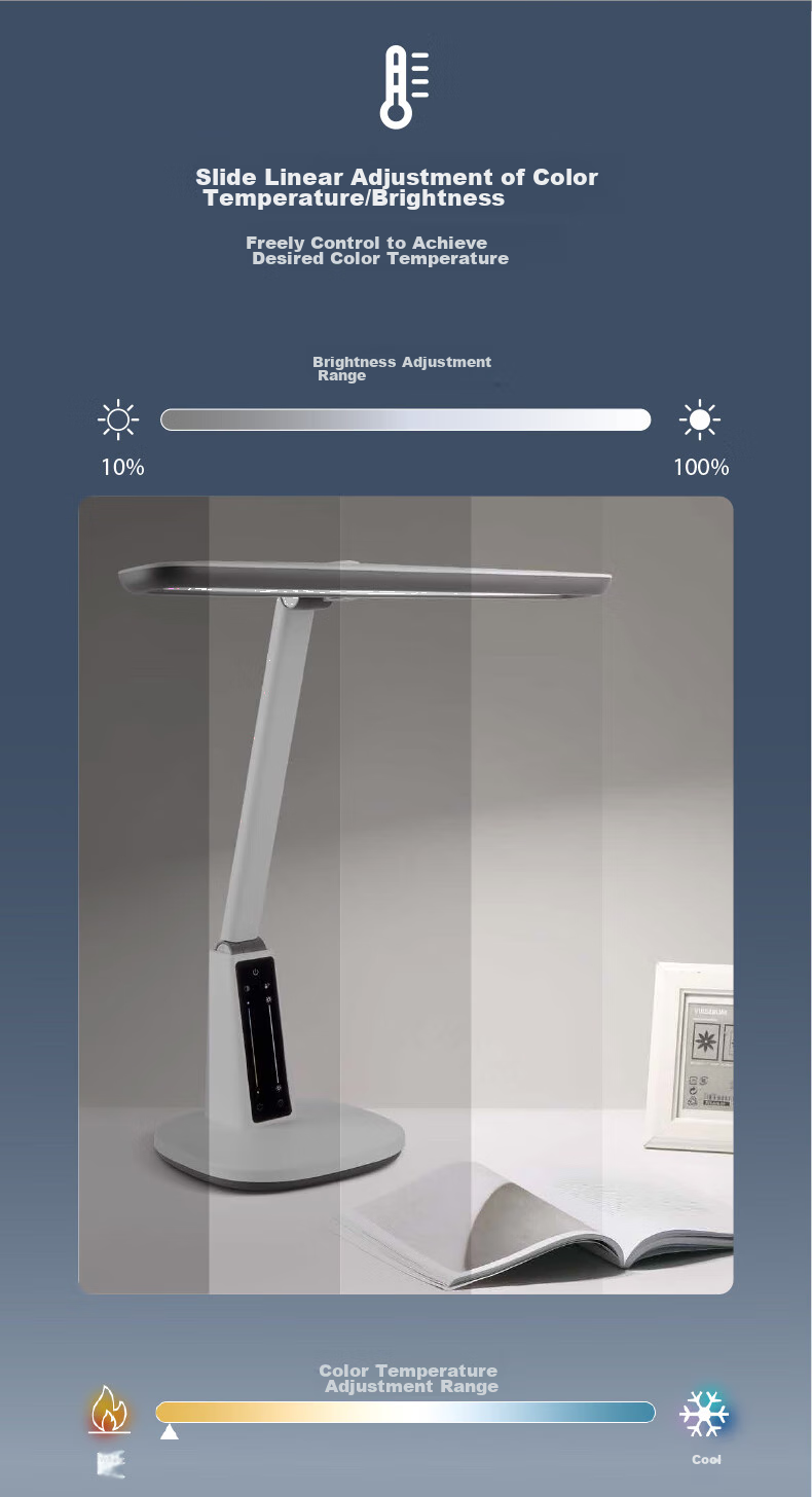 PHILIPS Reading Eye Protection Desk Lamp, Self-Operated Home Use, Full Spectrum, National AA Grade, for Students And Children, Anti-Blue Light, A1 13