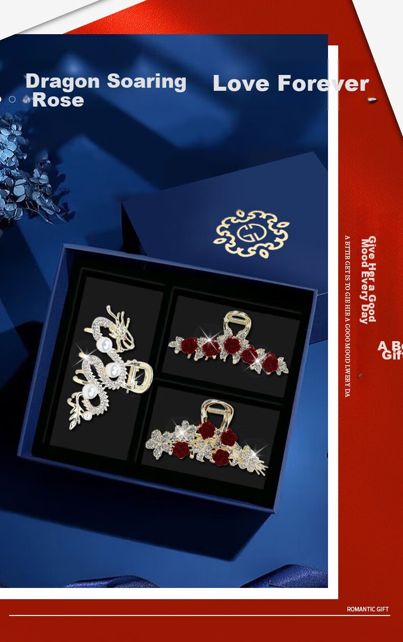 Gunai Hair Clip for Women, High-End 2025 Bun Maker, Shark Clip, New Year Gift for Girls, Practical And Thoughtful 1
