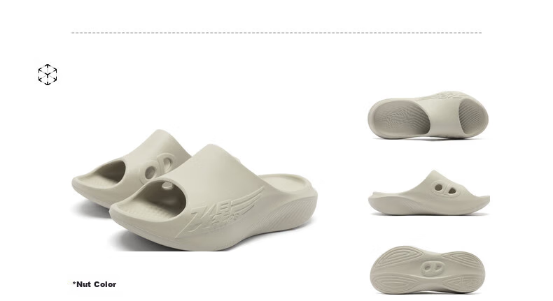 QIAODAN Feiying PB Slippers 2.0 Men's Shoes, Summer Outdoor Sandals, Lightweight Soft-Soled Sports Slippers, Beach Sandals 27