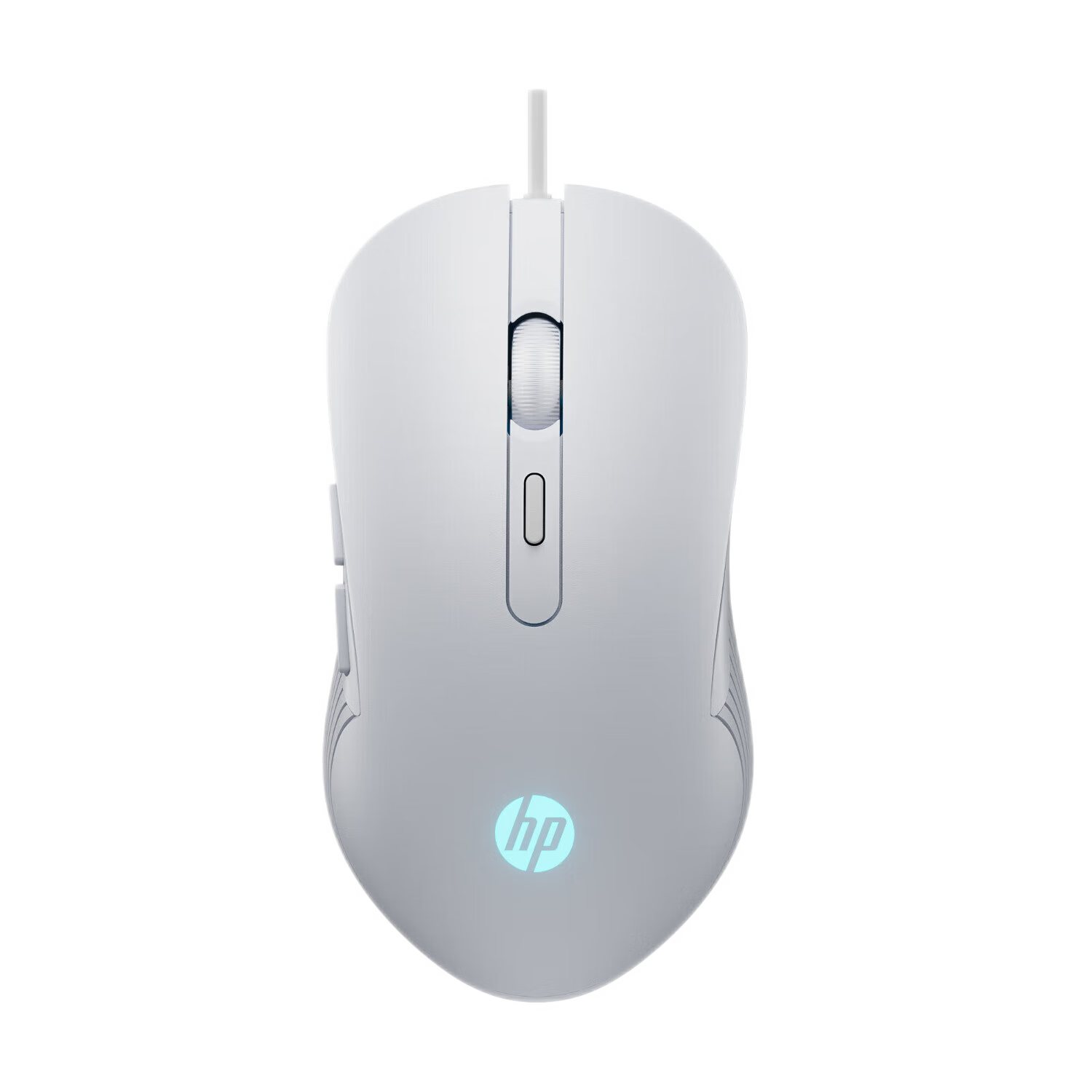 HP M280 Wired Gaming Mouse for Laptop And Desktop, RGB Lighting Effects for Men And Women, Office Computer Accessory for LOL And PUBG, White Low-Profile Mouse with CF Logo