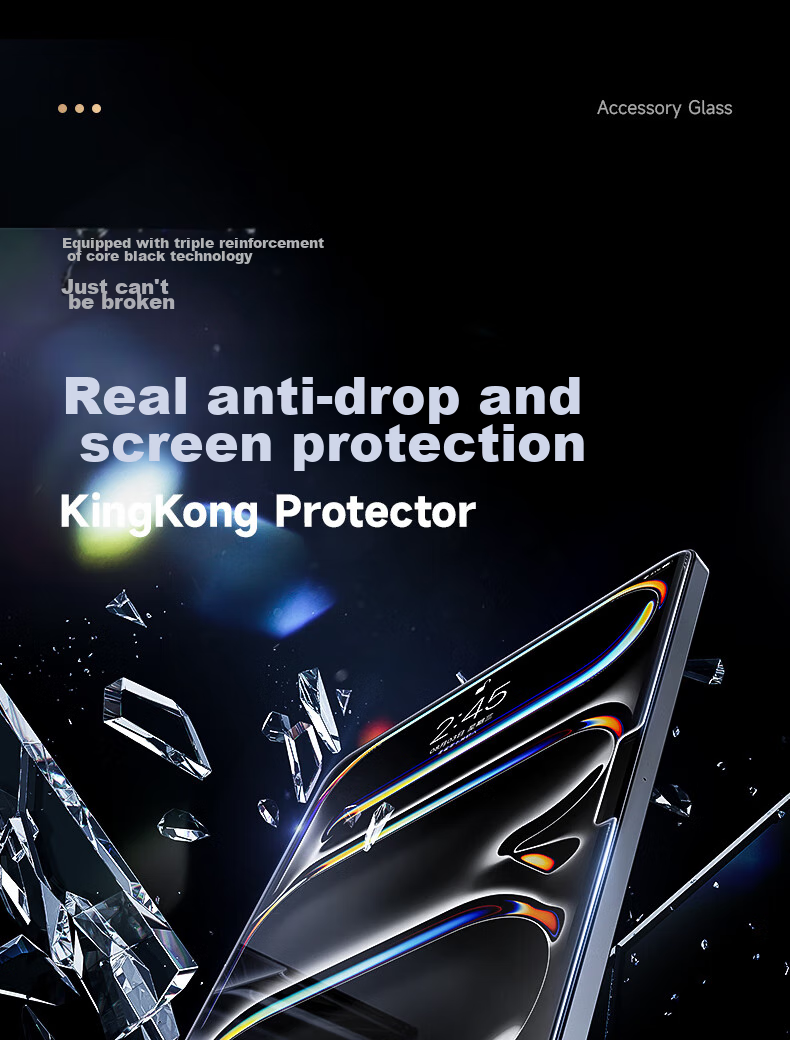 Benks Tempered Glass Screen Protector for IPad Pro 11, Compatible with 2025 New 11-Inch Apple Tablet, Full Coverage Anti-Drop Protection for 2025/24 Models, Corning High-Definition Protective Film 7