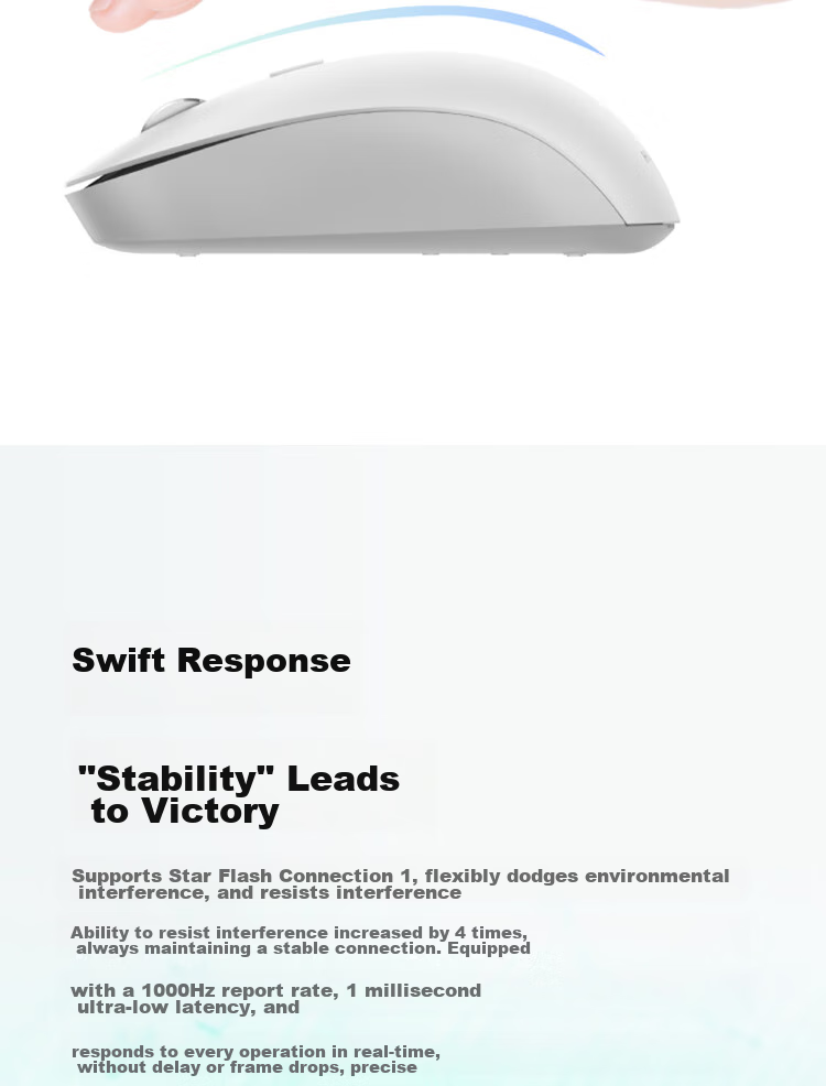 HUAWEI Wireless Mouse (Second Generation) CD26R, White, Star Flash with NearLink Chip, Compatible with HarmonyOS Laptops 3