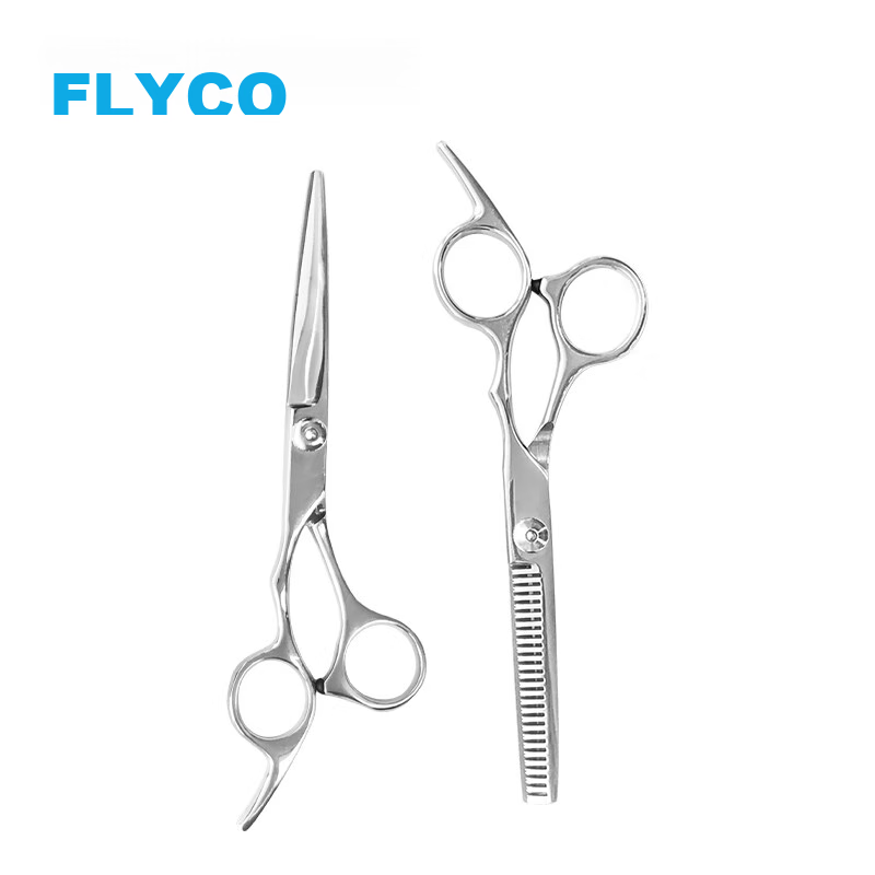 FLYCO Hair Cutting Scissors, Stainless Steel Scissors Set, Dental Scissors, Straight Scissors (Free Gift, Do Not Purchase), Graduation Gift