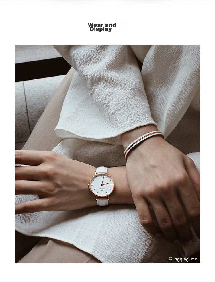 DanielWellington DW Ladies' Watch, Classic Leather Simple Fashion European And American Quartz Wristwatch, Birthday Gift for Girlfriend, DW228 10