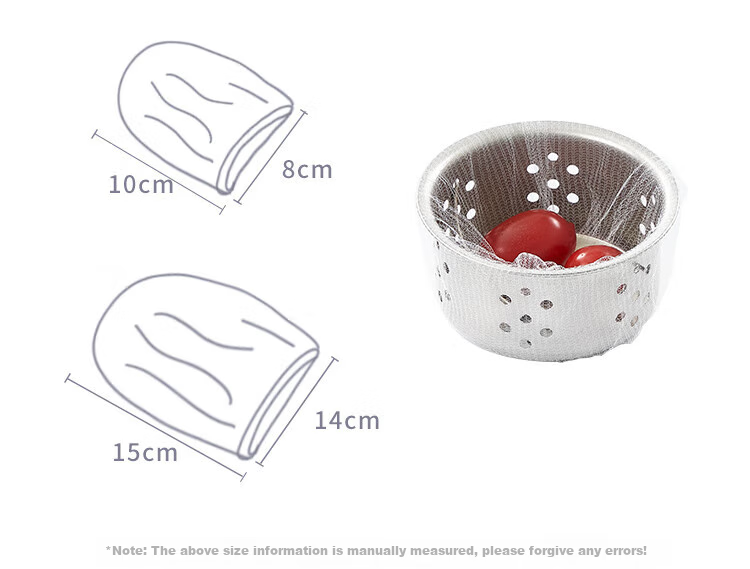 YOUAO Kitchen Sink Strainer, 400 Disposable Drain Filters, Sink Filter for Dishwashing, Floor Drain Filter, Vegetable Washing Basin Strainer 12