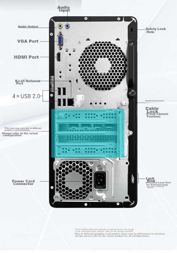 HP Zhan99 High-Performance Gaming Desktop Computer (14th Gen I5-14500, 16GB RAM, 512GB SSD, RTX3050) AI Black Myth: Wukong Zero Design Statio 11