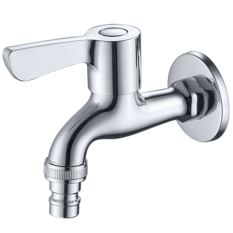 CVBAB All-Copper Extended Washing Machine Faucet, 1/2 Inch Inlet Wall-Mounted Spout, Quick-Open Washing Machine Spout CV1667