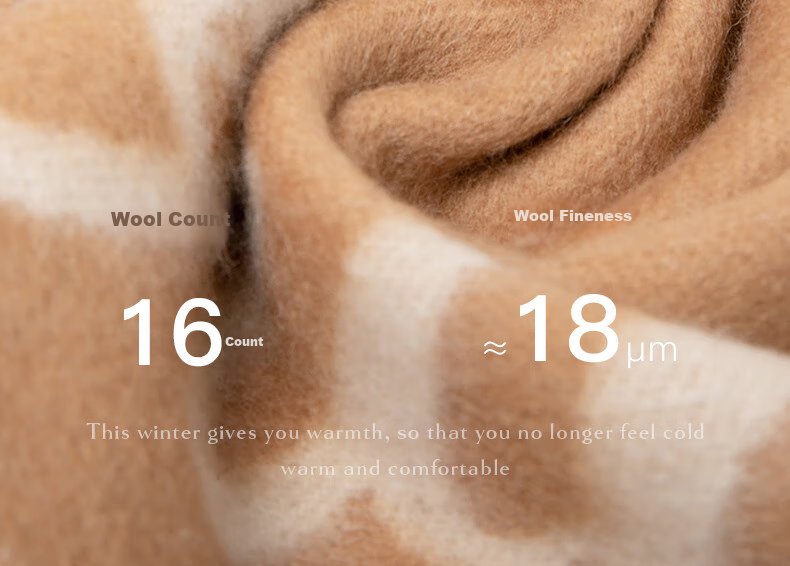 Siggi Wool Scarf for Women, Autumn And Winter Letter Shawl, Thickened Warm Simple Neck Wrap, Birthday Christmas Gift Box Set for Wome 4