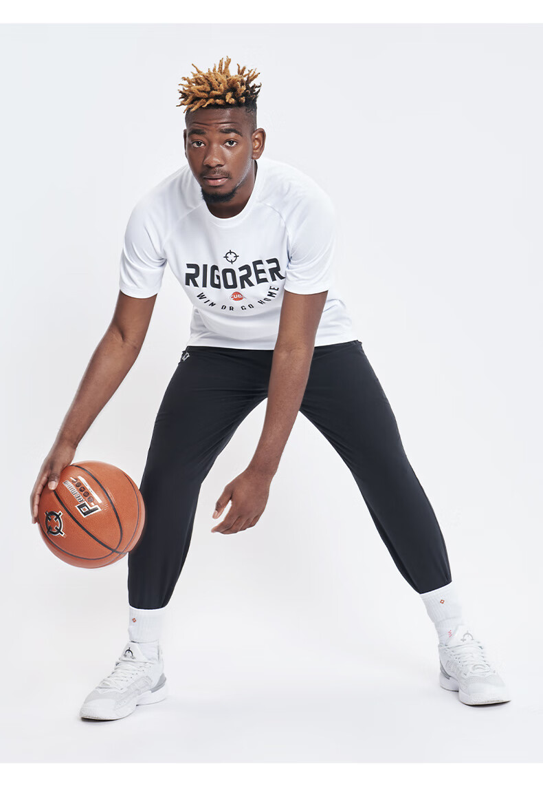 RIGORER Men's Short-Sleeve T-Shirt, Summer Breathable Quick-Dry Basketball Jersey, Sports Running Tee for Men's Fitness Workout 17