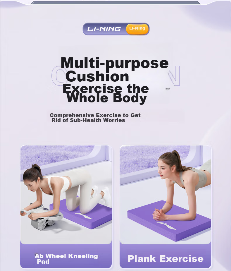 Li-Ning Balance Cushion, Yoga Mat, Fitness Plank Support, Core Training Dumbbell Bench Press, Non-Slip Thickened Soft Foam Kneeling Pad 9