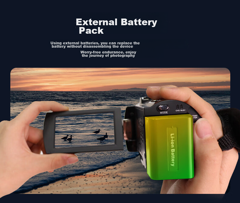 ORDRO AE20 5K Ultra HD DV Camera Dedicated Shooting Zoom Handheld Camcorder Anti-Shake Wide-Angle Wifi Connection Vlog Conference Short Video 18