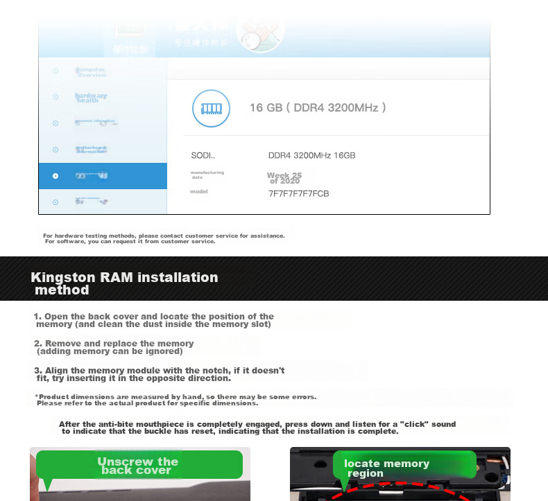 KINGBANK 16GB DDR5 5600 Laptop Memory Module, Compatible with Mini PC, Can Be Used in Dual Channel Configuratio 12