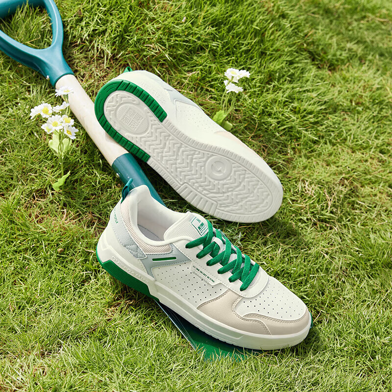 361° Men's Sports Shoes, Spring And Summer Retro Versatile Thick-Soled Warm White Casual Sneakers for Men, 672416602F-2
